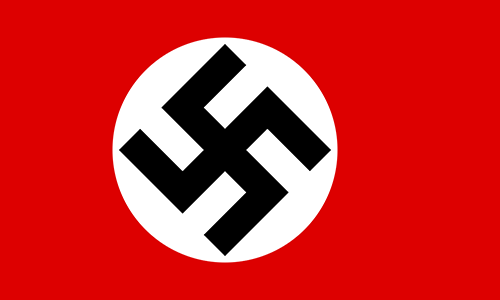 نماد حزب نازی و کمونیست