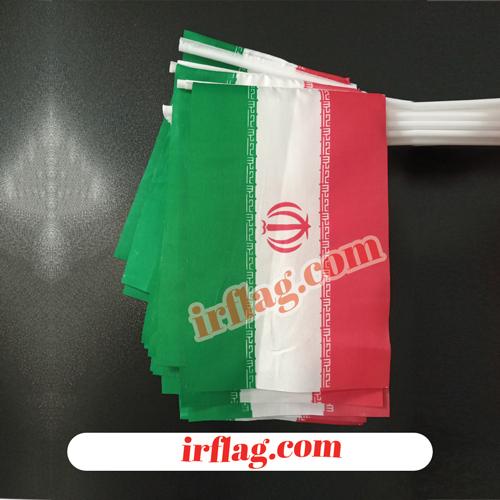 پرچم دستی ایران با چوب